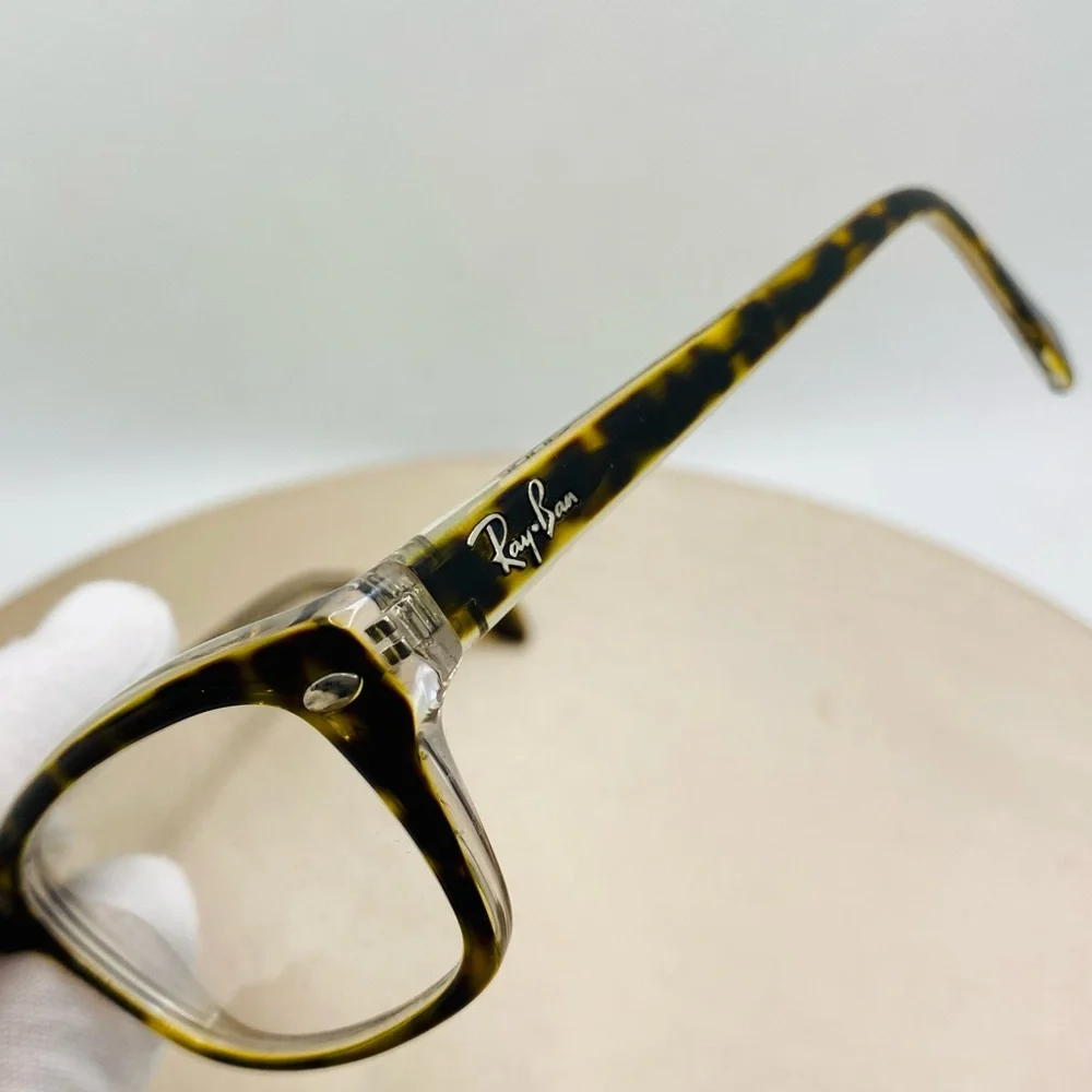 EUC Ray Ban Dark Havana RB 1550 Butterfly Shaped RX Eyeglasses
